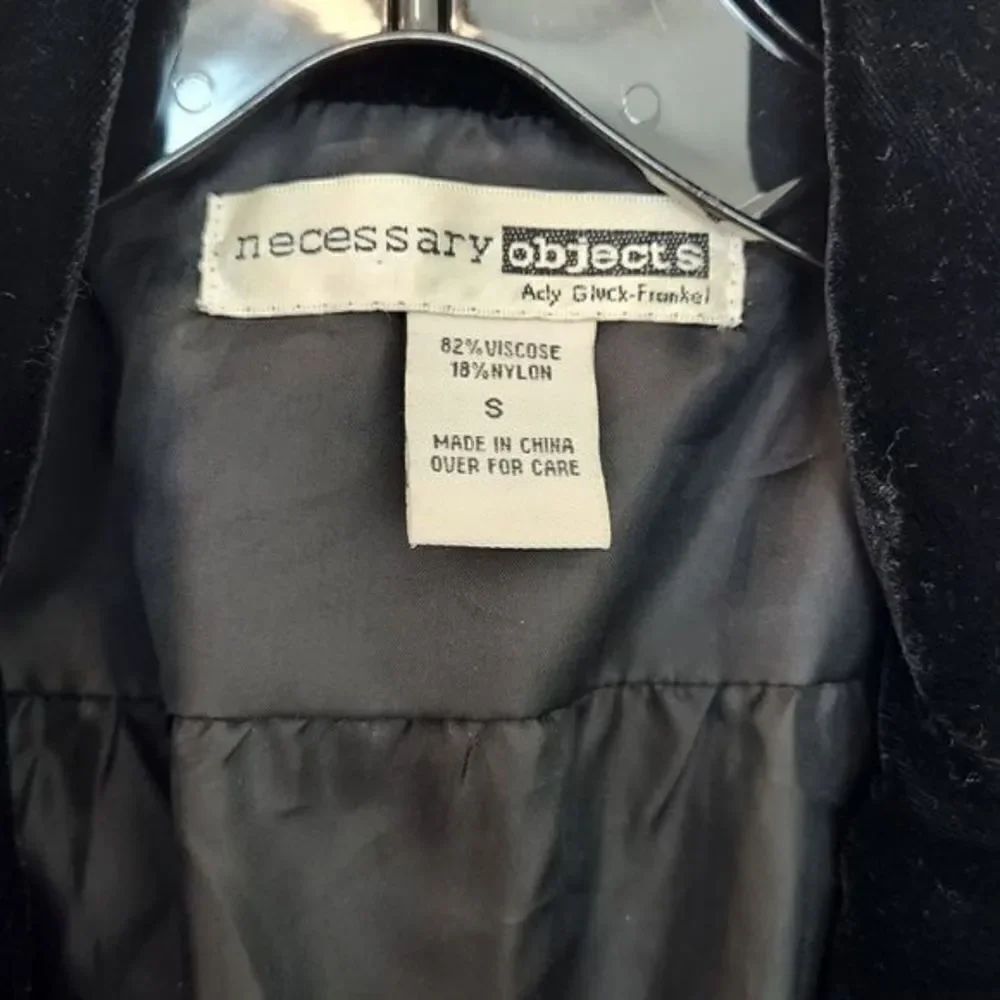 Necessary Objects Velvet Jacket/Blazer - Picture 8 of 8